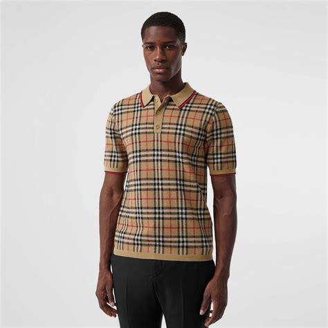 burberry polo t shirt mens|burberry polo shirt men large.